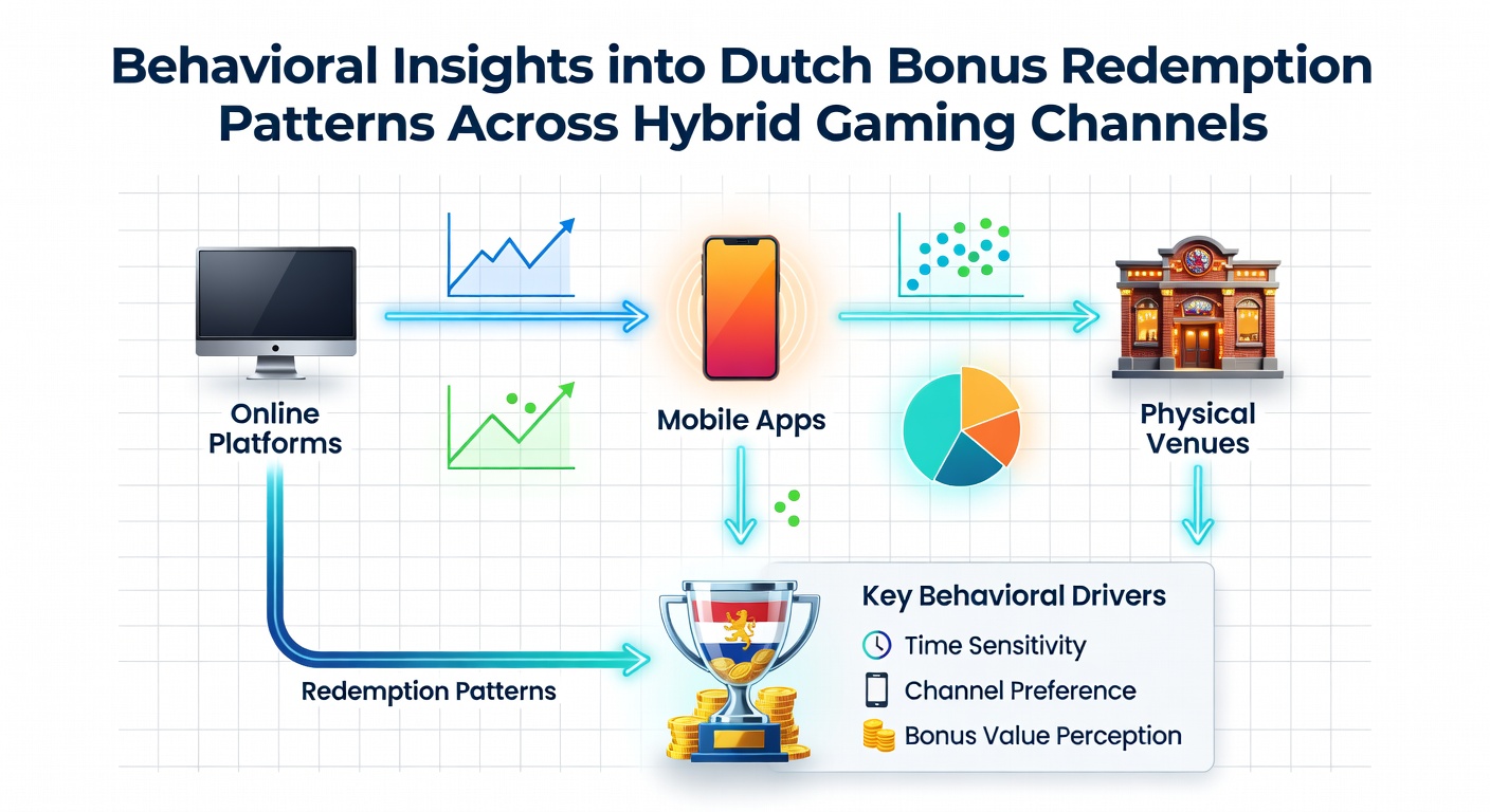 Infographic van Nederlandse spelers die bonussen verzilveren via mobiele apps en hybride platformen
