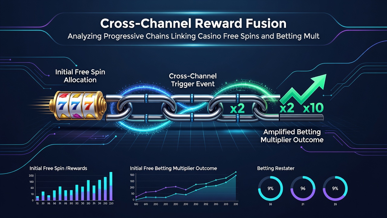 Diagram van cross-channel beloningsfusie met voorbeelden van free spins naar multipliers voor Nederlandse gebruikers