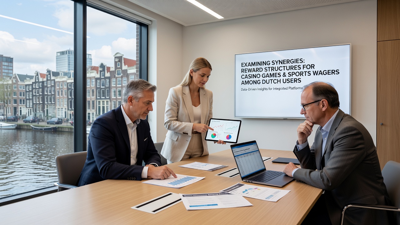 Grafiek met synergieën tussen casino en sportbeloningen in Nederland