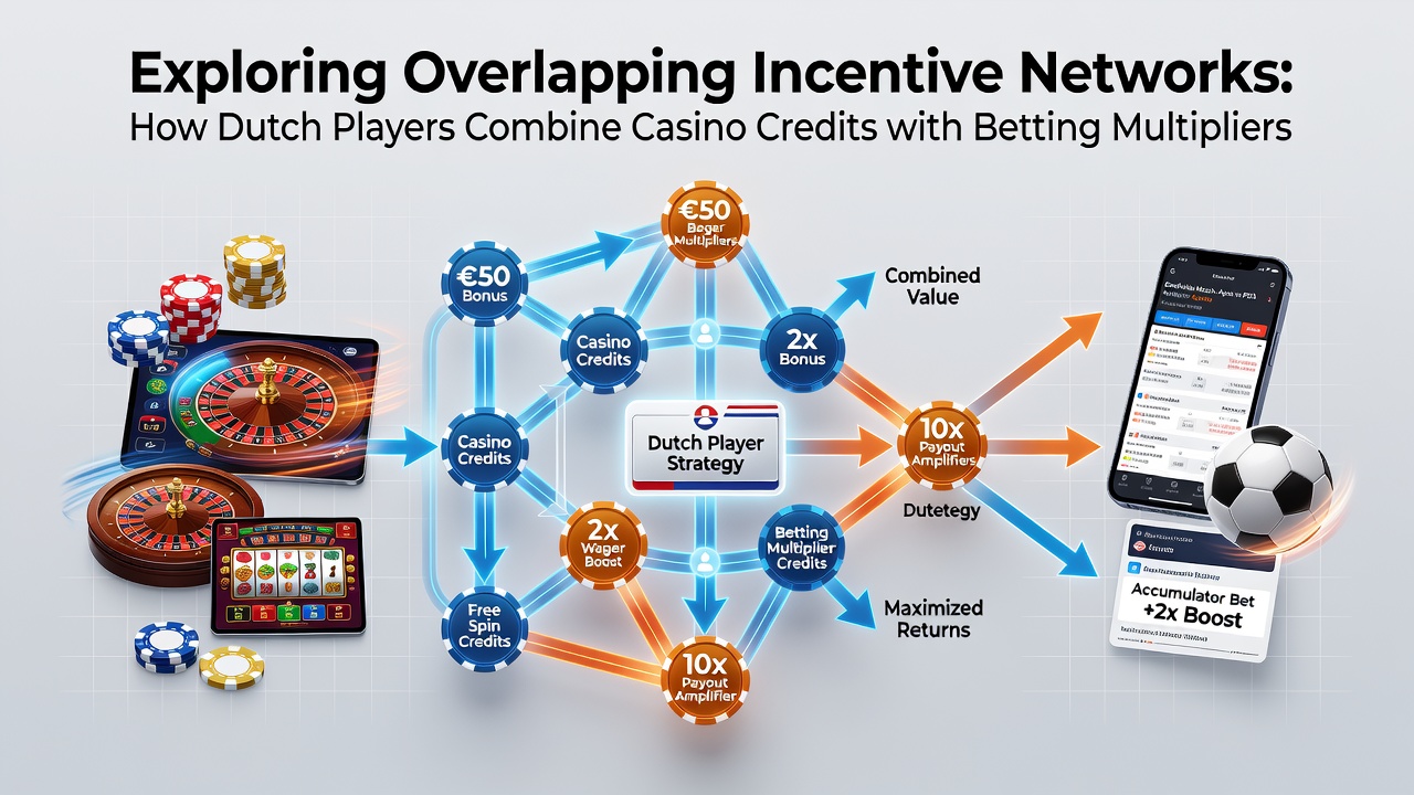 Nederlandse spelers combineren casino credits met betting multipliers via overlappende netwerken