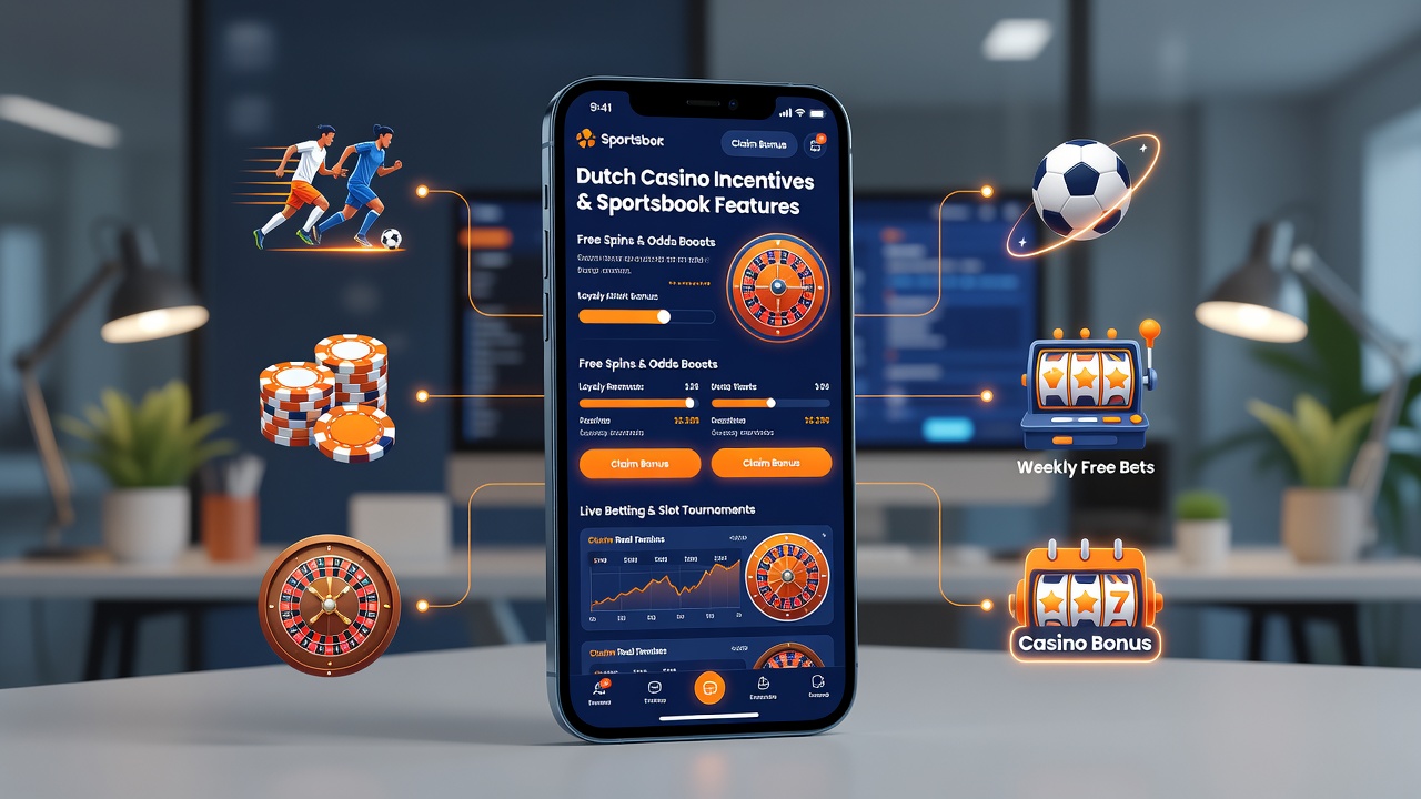 Voorbeeld van activeringsflow tussen casino en sportsbook in mobiele app