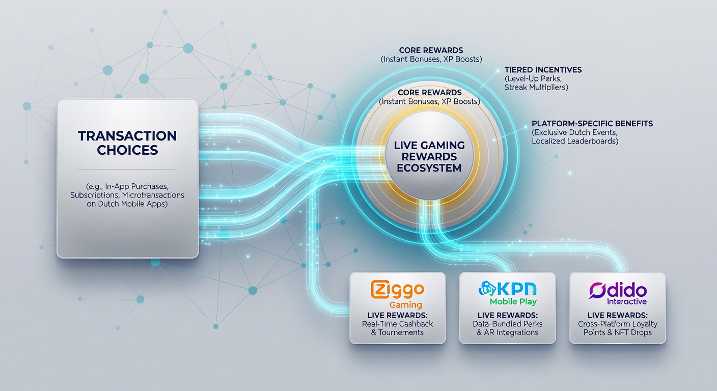 Overzicht van mobiele transactie interfaces en live gaming beloningsstructuren op Nederlandse platforms