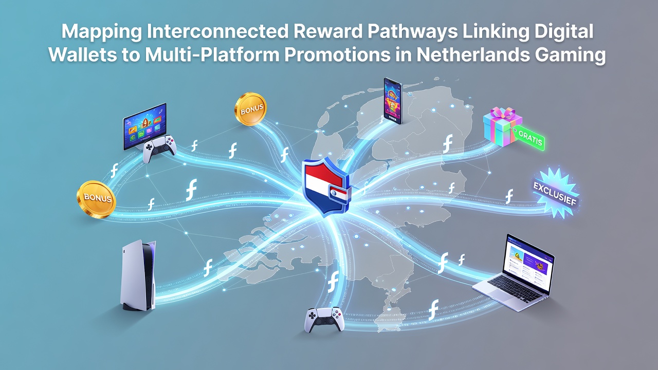 Diagram van digitale portemonnee integraties met Nederlandse gaming promoties en beloningsroutes