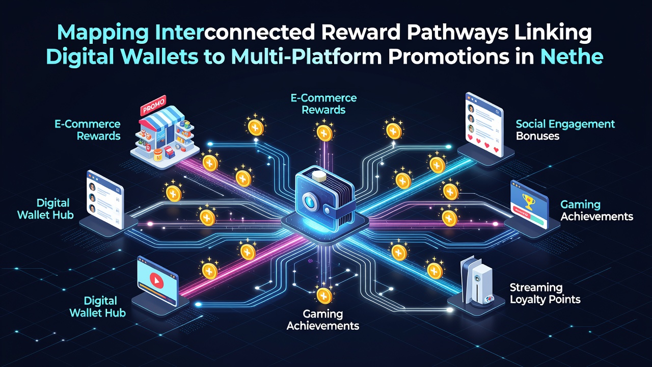 Interactieve kaart van beloningsroutes tussen e-wallets en Nederlandse multi-platform gaming promoties