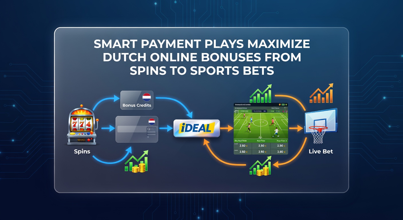 Speler analyseert betaalopties op een mobiel scherm met sportweddenschappen en slotbonussen zichtbaar, april 2026 promotie highlighted