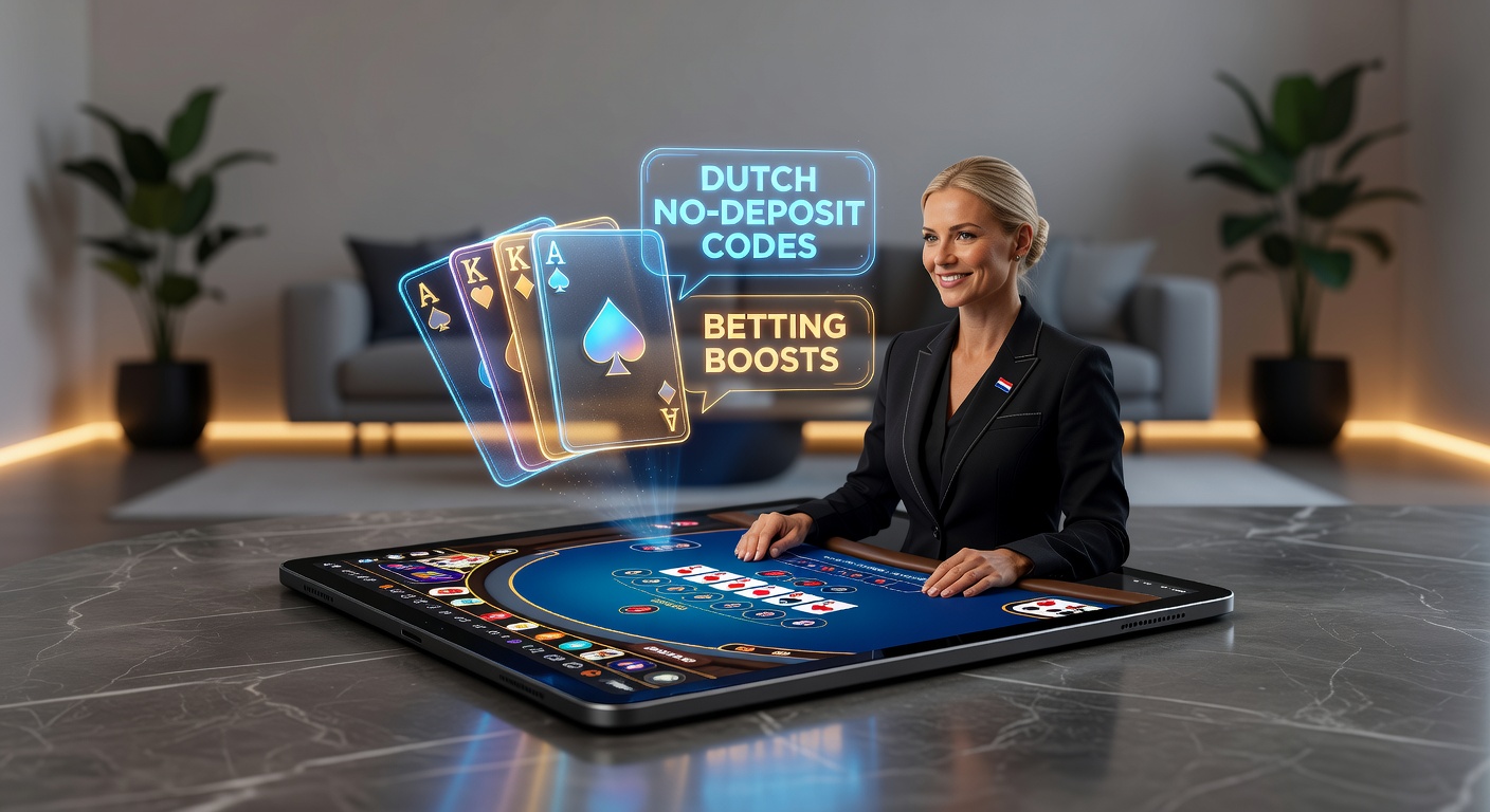 Gestapelde speelkaarten met symbolen van no-deposit bonussen, live dealer tafels op mobiel en sportweddenschappen boosts, illustrerend de combinatie van casino promoties voor Nederlandse spelers