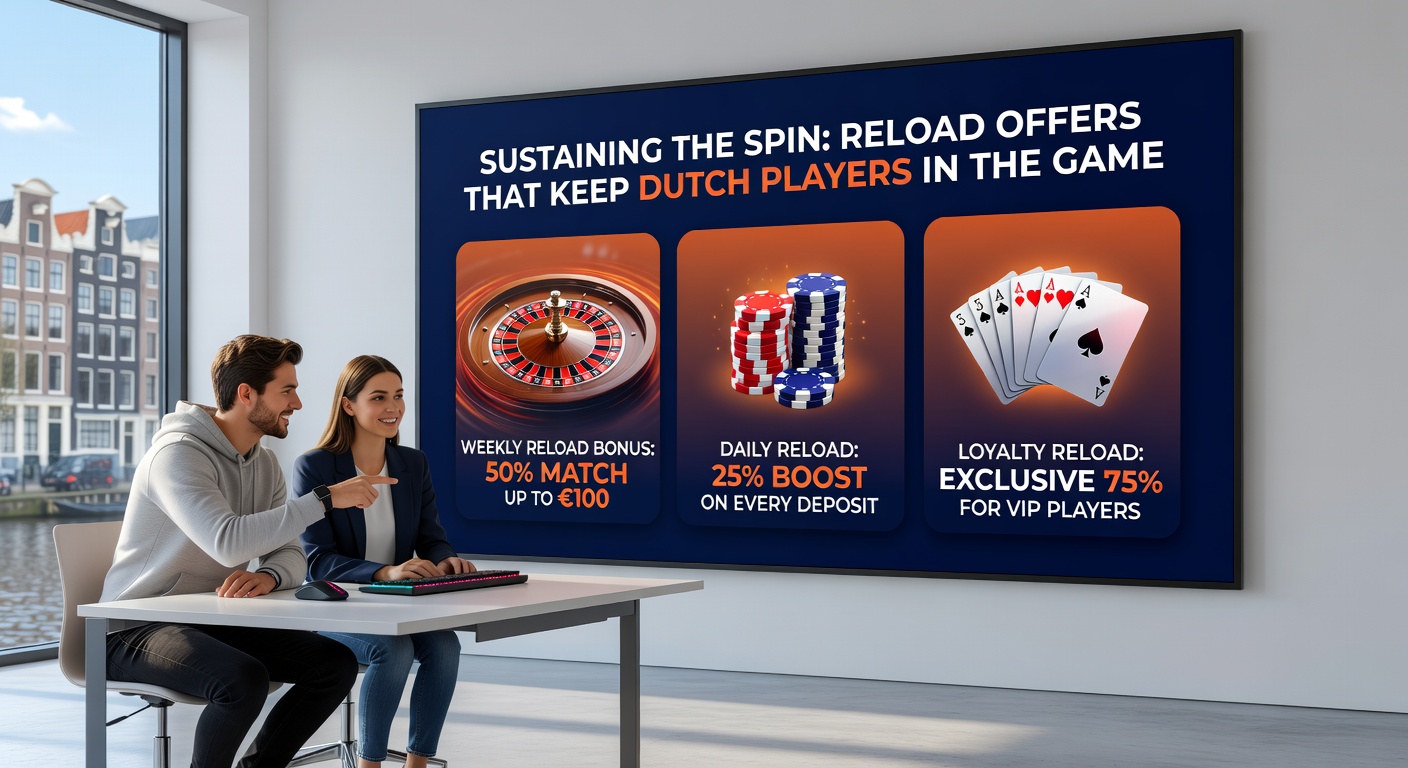 Grafiek met stijgende retentiecurves door reload bonussen op Nederlandse casino apps, inclusief icons van iDEAL deposits en spin stacks