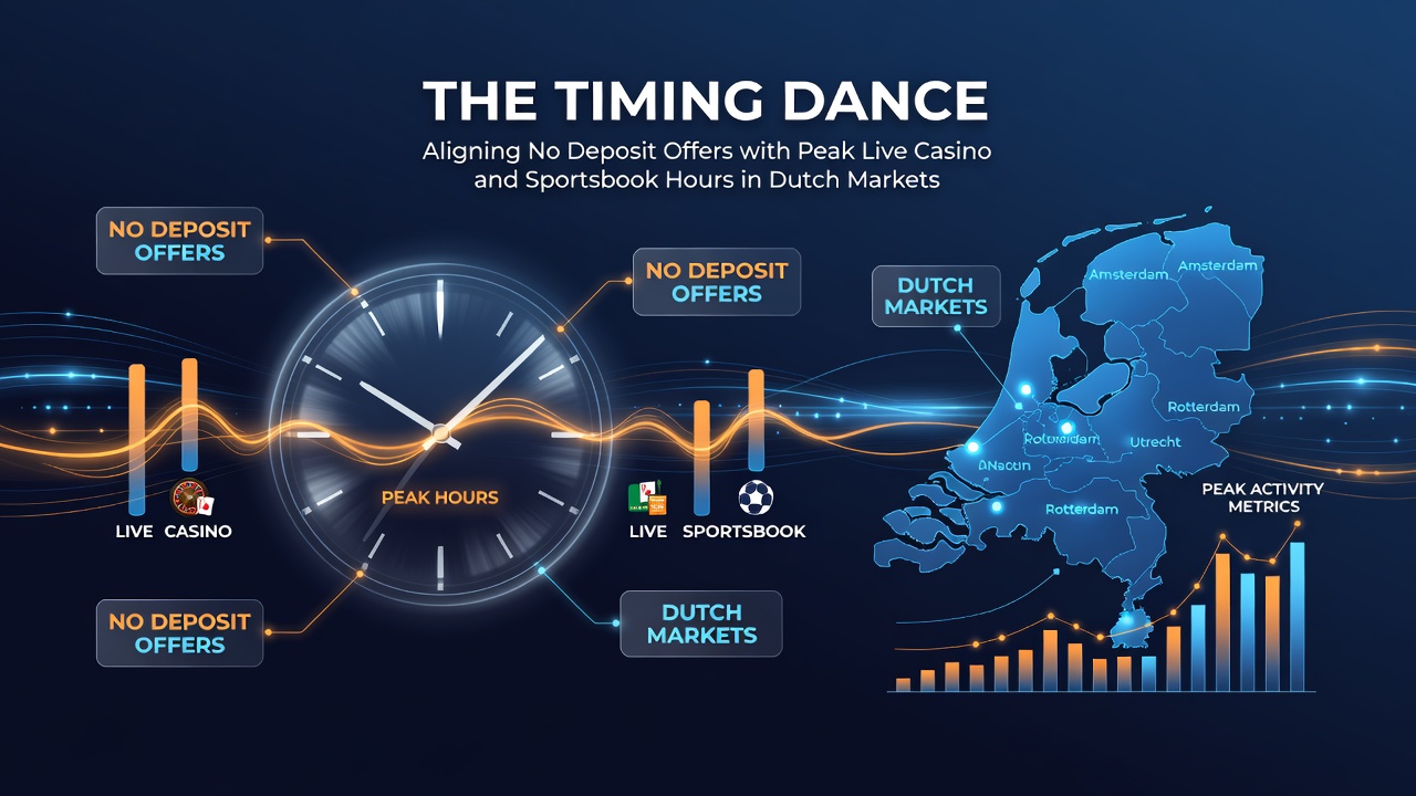Timing van no deposit bonussen met piekuren in Nederlandse live casino en sportsbook omgevingen