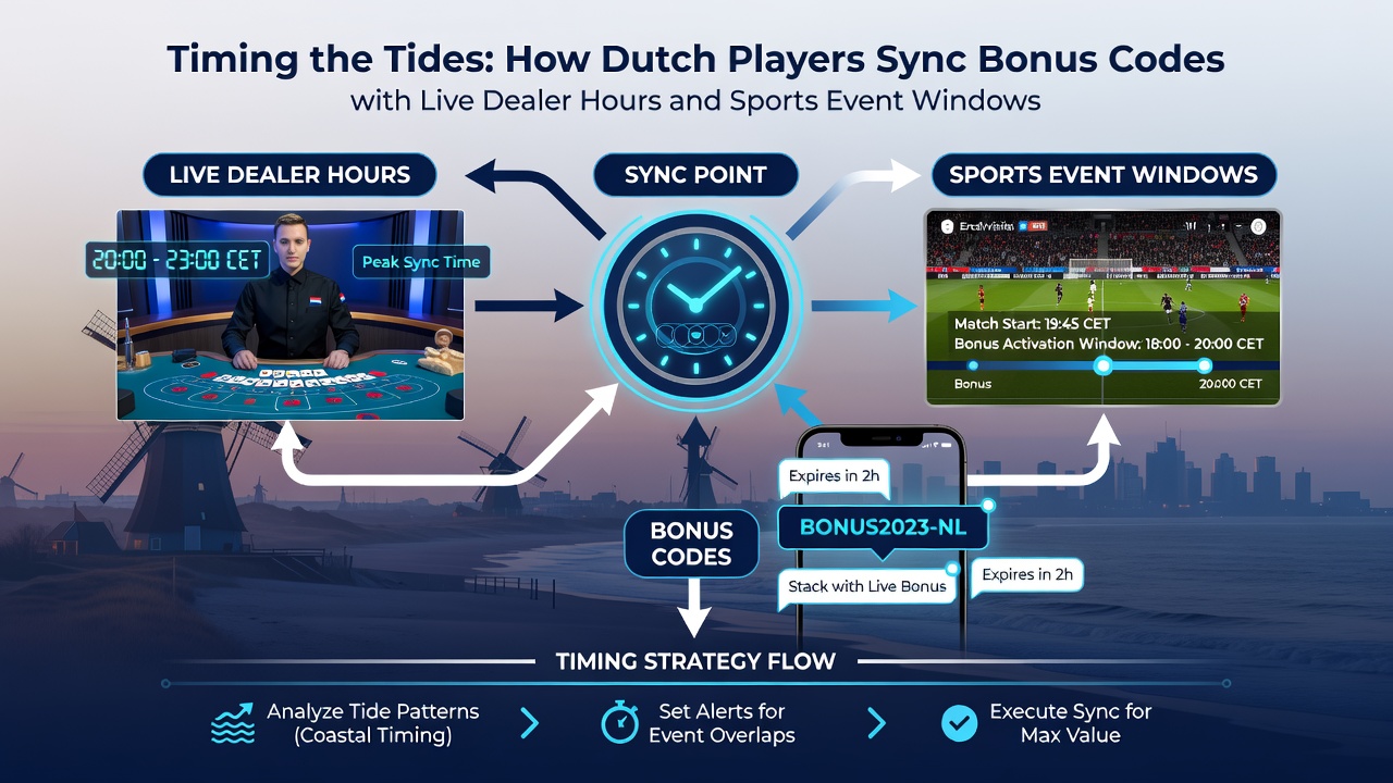 Grafiek van bonusactiviteit tijdens live dealer uren en sportevenementen in Nederland