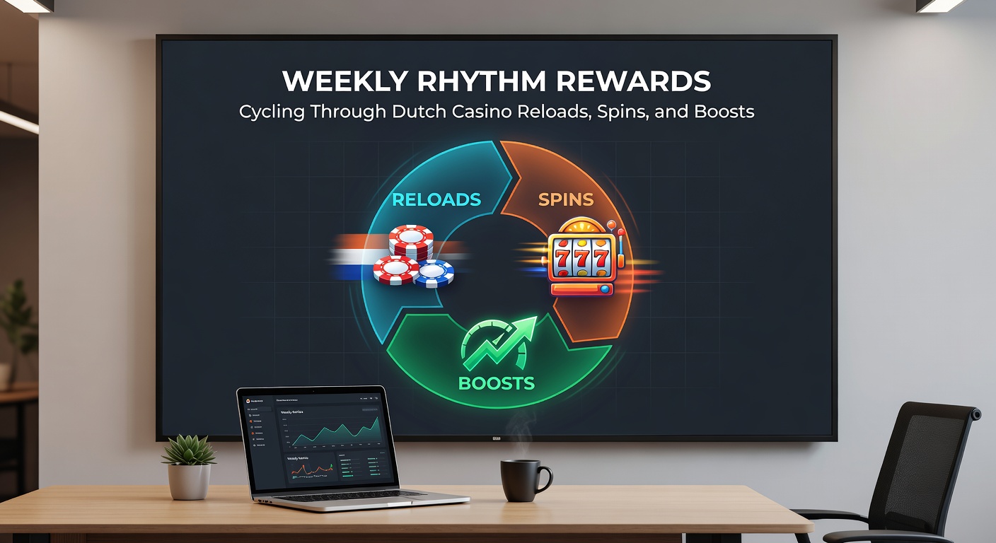 Speler aan mobiel scherm met wekelijkse bonusnotificaties voor spins en reloads in een Nederlands casino app